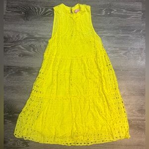 Lilly Pulitzer yellow sun dress size xs